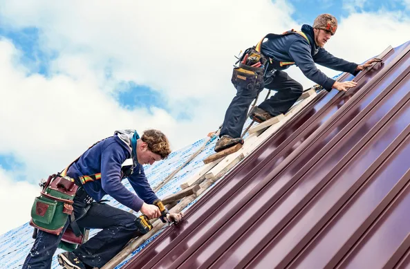Men working on the roof